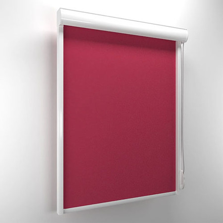 Кассетные рулонные шторы красные